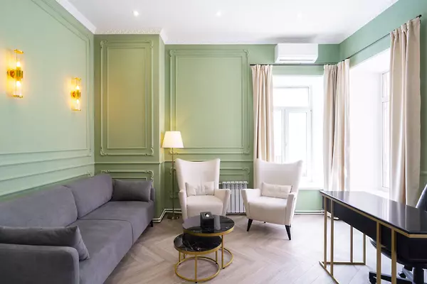 Premium office with sofa and armchairs